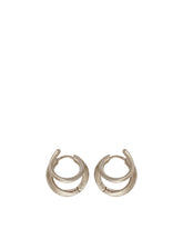 Silver Stellar Hoop Earrings - PANCONESI WOMEN | PLP | dAgency
