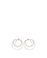 Silver Double Kilter Hoops - Women's accessories | PLP | dAgency