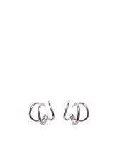 Silver Triple Hoop Earrings - PANCONESI WOMEN | PLP | dAgency