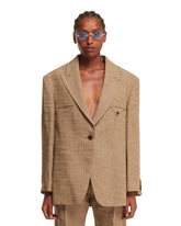Brown Single-Breasted Jacket - Women's jackets | PLP | dAgency