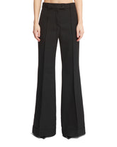 Black Tailored Flared Trousers - Women's trousers | PLP | dAgency