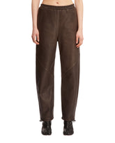 Brown Leather Pants - ACNE STUDIOS | PLP | dAgency