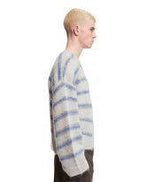 Gray and Blue Mohair Sweater | PDP | dAgency