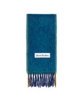 Blue Alpaca And Wool Scarf | ACNE STUDIOS | All | dAgency