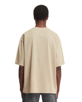 T-Shirt Beige In Cotone | PDP | dAgency