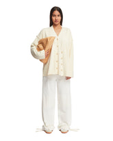White Veloute Cardigan - Women's clothing | PLP | dAgency