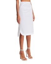 White Overstitched Skirt | PDP | dAgency