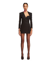 Asymmetric Black Mini Dress - ALESSANDRO VIGILANTE | PLP | dAgency