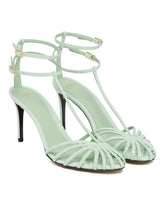 Green Anna Leather Sandals - New arrivals women's shoes | PLP | dAgency