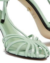 Green Anna Leather Sandals | PDP | dAgency