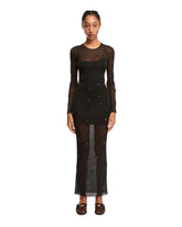 Black Maxi Dress With gems | PDP | dAgency