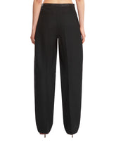Black Tailored Belted Trousers | PDP | dAgency