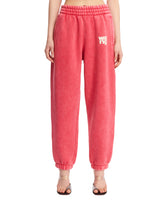 Pink Puff Logo Sweatpants - ALEXANDER WANG WOMEN | PLP | dAgency