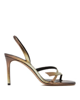 Gold Tita 85 Sandals - ALEXANDRE BIRMAN WOMEN | PLP | dAgency