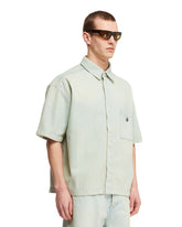 Blue Denim Short Sleeve Shirt | PDP | dAgency