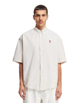 White Logoed Shirt - Ami paris men | PLP | dAgency
