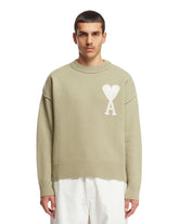Green Logoed Sweater - AMI PARIS | PLP | dAgency
