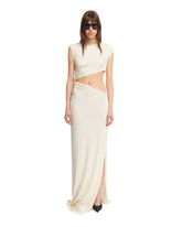 White Ruched Dress - ATLEIN | PLP | dAgency
