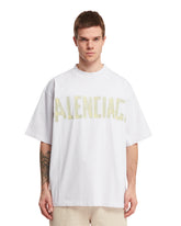 White Tape Type T-Shirt - BALENCIAGA | PLP | dAgency