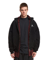 Black Hoodie Layered Oversize - Men's jackets | PLP | dAgency