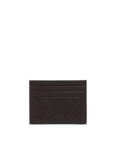Brown Intrecciato Card Case - Men's bags | PLP | dAgency