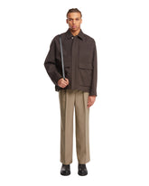 Brown Bicolor Stretch Parka - Men's jackets | PLP | dAgency
