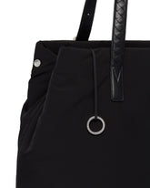 Black Logoed Shopping Bag | PDP | dAgency