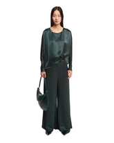 Green Lucee Flared Trousers - BY MALENE BIRGER WOMEN | PLP | dAgency