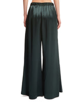 Green Lucee Flared Trousers | PDP | dAgency
