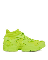 Neon Green Tossu Sneakers - CAMPERLAB | PLP | dAgency