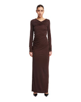 Brown Draped Dress - Women's dresses | PLP | dAgency