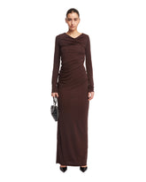 Brown Draped Dress - Women's dresses | PLP | dAgency