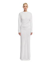 White Long Dress - CHRISTOPHER ESBER WOMEN | PLP | dAgency