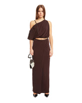 Brown Column Skirt - Women's skirts | PLP | dAgency