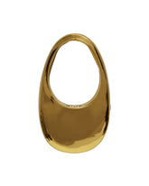 Golden Leather Swipe Bag | PDP | dAgency