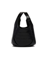 Black Croco Print Handbag | PDP | dAgency