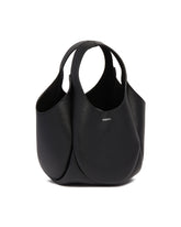 Black Leather Handbag - Women's bucket bags | PLP | dAgency