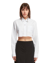White Cropped Shirt - COPERNI WOMEN | PLP | dAgency