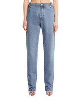 Blue Side Zip Jeans - Women's trousers | PLP | dAgency
