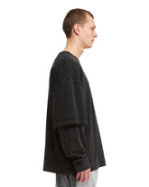 Black Double Sleeve Sweatshirt | PDP | dAgency