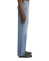 Blue Straight Leg Jeans | PDP | dAgency