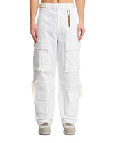 White Cargo Pants - Men's trousers | PLP | dAgency