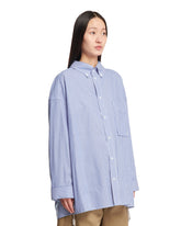 Blue Nathalie Oversized Shirt | PDP | dAgency