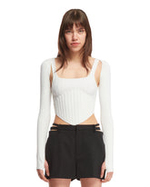 White Ventral Compact Corset - DION LEE | PLP | dAgency