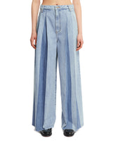 Blue Yurina Pleated Denim - Women's trousers | PLP | dAgency