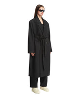 Black Wool Belted Coat | PDP | dAgency
