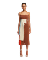 Multicolour Wool Dress - FENDI | PLP | dAgency