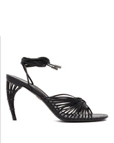 Black Cage Heel Sandals - Women's sandals | PLP | dAgency