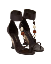 Wedge Sandals With Beads - Women's sandals | PLP | dAgency