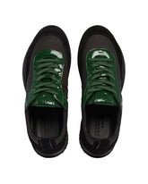 Black And Green Sneakers - FERRAGAMO MEN | PLP | dAgency